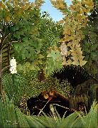 Henri Rousseau The Merry Jesters Spain oil painting artist